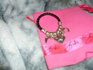 yzWG[EANZT[ obOy_gU[uXbgbibi in pelle bracciale con cuore grande fascino e altri ciondoli con sacchetto