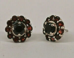 yzWG[EANZT[ Vo[OigI[W9927859 925er argento granatohrringe fiori