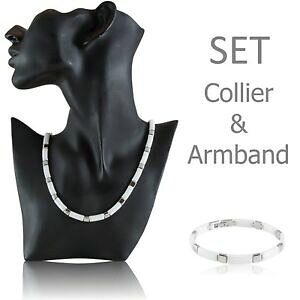 yzWG[EANZT[ Zbg`F[RA[uXbgftbgzCgZ~bNZ~bNP~bNXeXset catenacollier amp; bracciale modello flatt bianco cer