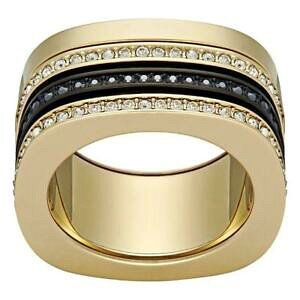 yzWG[EANZT[ XtXL[S[hbLOubNNX^TCYTCYuhswarovski vio anello placcato oro cristalli nero taglia 52 piccoli uk taglia l nuovo d