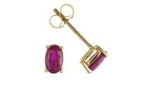 yzWG[EANZT[ Ar[S[hCO9ct oro vero rubino orecchini