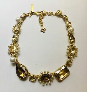 yzWG[EANZT[ IXJ[f^Ao[nj[gjNX^lbNXoscar de la renta ambra miele toni collana di cristallo