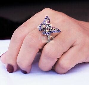 yzWG[EANZT[ o^tCg[XJVo[X^[O3 tono farfalla teschio 925 argento sterling fidanzamento fede nuziale birthday