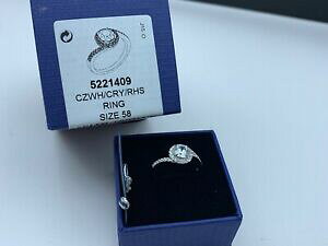 �y���������z�W���G���[�E�A�N�Z�T���[ swarovski 5221409 ring misura 58 merce nuova con contenitore