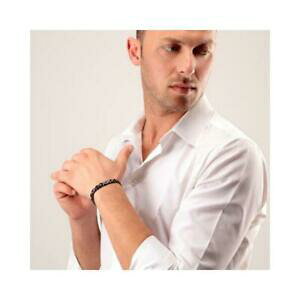 yzWG[EANZT[ guXbg}ubNXeB[bracciale morellato uomo sals22 acciaio nero