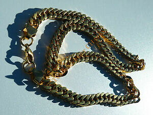 yzWG[EANZT[ `FCRA[OEGAVGCILVu}CO~[gvPIchaine collier long 63 cm pur acier inoxydable maille gourmette 9 mm plaque or