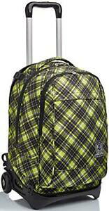 yzWG[EANZT[ g[CrN^^[^ubN[ouobNpbNtrolley tech invicta , tartan, nero, 3 in 1 zaino sganciabile