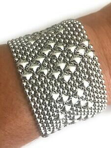 yzWG[EANZT[ ZWIOeBGXuXbgVo[bVnOLXLbh^liquid metal by sergio gutierrez braccialetto rete argento b45 hug amp; baci