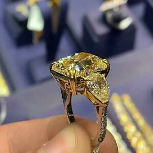 yzWG[EANZT[ JbgNbVc[gEFfBOGQ[WgO475 tcw taglio cushion bicolore matrimonio fidanzamento anello appariscente 925