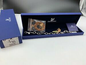 yzWG[EANZT[ XtXL[uXbg`[^CK[pbP[Wswarovski bracciale 1029734 charms tiger 21 cm merce nuova con imballaggio