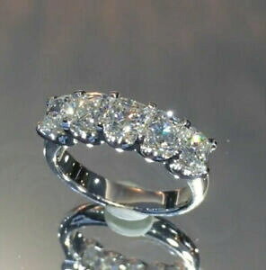 yzWG[EANZT[ NbVuAgJbgCbTjezCgS[h175ct cuscino taglio brillante moissanite fidanzamento anello in 14k oro bianco