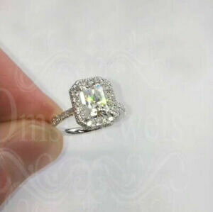 yzWG[EANZT[ S[WXuAgCbTjezCgS[h35ct splendido brillante moissanite anello di fidanzamento 14k oro bianco sopra