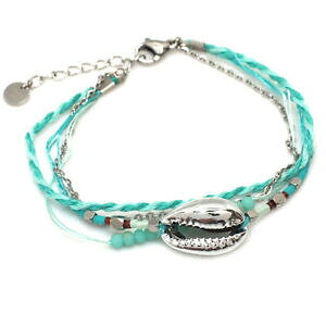 yzWG[EANZT[ v[Vg]h[uXbgNgD[AVGJE[promo 37, les tresors de lily [q8718] bracelet createur acier cowrie ve