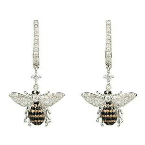 �y���������z�W���G���[�E�A�N�Z�T���[ �~�c�o�`�h���b�v�V���o�[�C�������Ohoney bee goccia orecchino argento