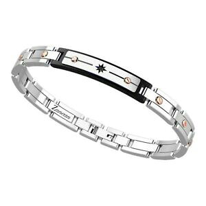 �y���������z�W���G���[�E�A�N�Z�T���[ �U���J�������Y�u���X���b�g�X�e�����X���t�o��bracciale uomo zancan in acciaio inox con rosa dei venti ref ehb136n
