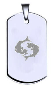 yzWG[EANZT[ tBbVX^[OeLXg^Opesci argento sterling inciso nome testo army dog tag