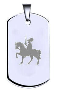 yzWG[EANZT[ iCgVo[X^[OeLXg^Ocavaliere argento sterling inciso nome testo army dog tag