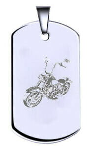 yzWG[EANZT[ Vo[X^[OeLXg^Omoto argento sterling inciso nome testo army dog tag