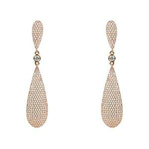 yzWG[EANZT[ hbvCOsN[YS[hVo[cz orecchini a goccia grande dichiarazione pink rose gold 925 argento grande matrimonio lunga