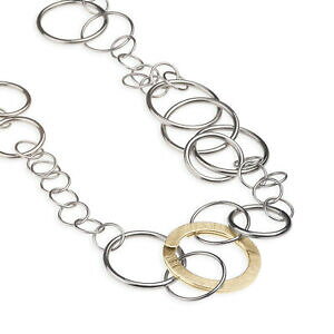 yzWG[EANZT[ GXgfUCRA[S[hXeXX`[lbNXernstes design collier k128 acciaio inox dorato lunghezza 90 cm collana