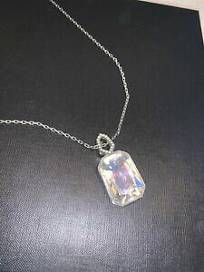 yzWG[EANZT[ Vo[o[VuXtXL[y_glbNXauthentic collana con ciondolo di swarovski reversibile argento brillante