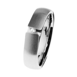 yzWG[EANZT[ GXgfUCOuAgXeXX`[ernstes design anello r510 acciaio inox brillante 0,02 ct tw si larghezza