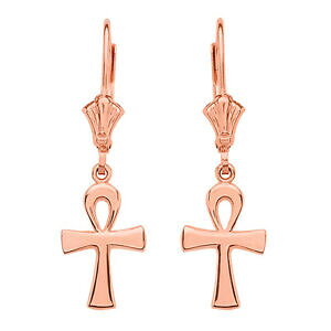 yzWG[EANZT[ S[h[YANGWvgy_gNXy_gAo[14k oro rosa antico ankh egiziano croce pendentependente leve posteriori