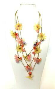 yzWG[EANZT[ }`J[A[g}`C[OlbNXh}rcollana lunga multifilo con fiori in resina multicolor art b000092 dolman bi