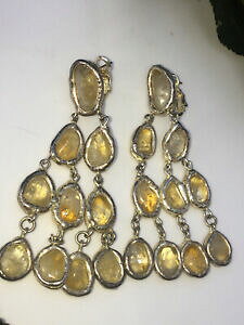 yzWG[EANZT[ O|Vo[OXhbvCOgripoix versato vetro silver orecchini a goccia con appendice 925