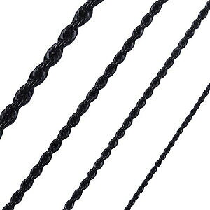 yzWG[EANZT[ C`ubNXeXX`[`F[[vlbNX2mm a 6mm 18 40 nero in acciaio inox catena collana di corda hn20 venditore usa