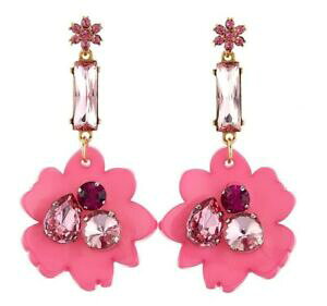 yzWG[EANZT[ IXJ[f^{[hWsNt[XslbCOnuovo oscar de la renta bold resina fiore rosa orecchino spinello