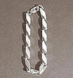 �y���������z�W���G���[�E�A�N�Z�T���[ �V���o�[�X�^�[�����O�O�����V���v�������N�C���`���Z���K�[losenger a forma di semplice link 85 pollici cast nel 925 argento sterling 70 grammi