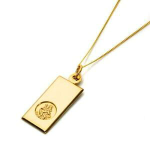 yzWG[EANZT[ _CG[S[hZgNXgt@[lbNXlbNXC`9ct oro giallo moderno st christopher collana collana 16 18 pollici