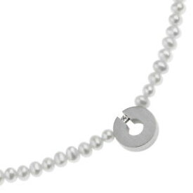 【送料無料】ジュエリー・アクセサリー エルンストデザインコリアーネックレスブリリアントステンレススチールパールernstes design collier collana k73 acciaio inox brillante 0,016 perle 42 cm