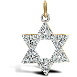 yzWG[EANZT[ WGRhS[hX^[L[rbNWRfrbh`[y_gjewelco london con zirconi cubici in oro 9ct stella di david ciondolo charm