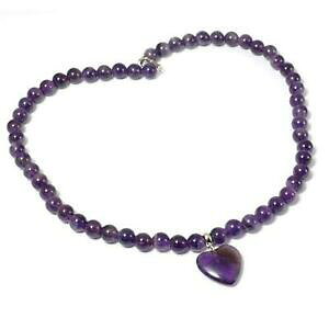 yzWG[EANZT[ AWXgn[g`[r[YlbNXtoc trattati ametista cuore charm bead collana 18