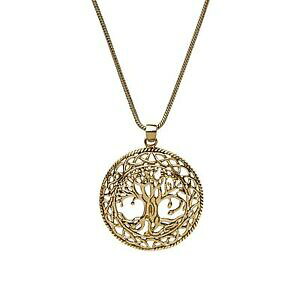 yzWG[EANZT[ uXlbNXPgCtEBbJS[hc[Z`81stgeneration collana ottone color oro albero della vita celtico wicca, 46 cm