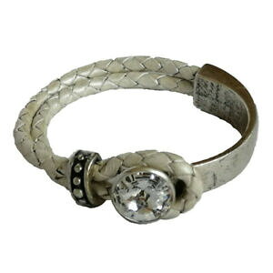 yzWG[EANZT[ zCgXtXL[NX^TTuXbgtrattato sansa bracciale con cristalli swarovski in bianco