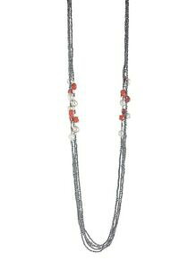 yzWG[EANZT[ TSw}^Cgo[p[lbNXRR[}bc@collana perle di fiume ematite corallo mediterraneo coll kolie m mazza