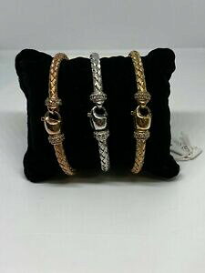 yzWG[EANZT[ Vo[A[j[fB[XuXbgVo[WRYbracciali donna silver armony in argento e zirconi tre colori nuovi 30