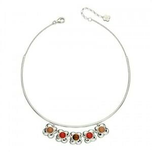 yzWG[EANZT[ IL[[E[}^CK[ACt[rbOlbNXorla kiely donna tiger eye fiore grande collana nuovo