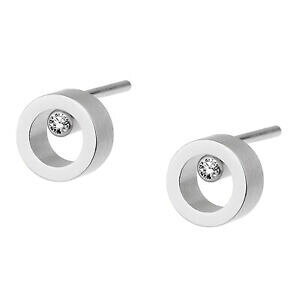 yzWG[EANZT[ GXgfUCCOuAgXeXX`[}bgvOernstes design orecchini e538 acciaio inox brillante 0,04 ct spina opaco