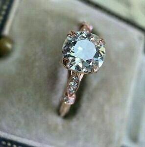 �y���������z�W���G���[�E�A�N�Z�T���[ ���C�b�T�j�e�N�b�V�����_�u���X�e�[�v�����[�����[�Y�S�[���hcuscino moissanite doppio graffa anello di fidanzamento solitario 14k oro rosa