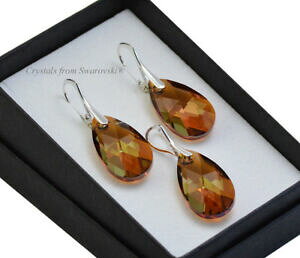 yzWG[EANZT[ Vo[X^[OCOZbgp[NX^oCXtXL[R925 argento sterling orecchiniset 22 mm peraramecristalli di swarovski R