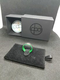 【送料無料】ジュエリー・アクセサリー グリーンライニングチタニウムカーボングローリングpad titanio infuso in fibra di carbonio glow anello con fodera verde