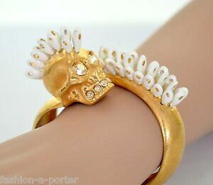 �y���������z�W���G���[�E�A�N�Z�T���[ �A���N�T���_�[�}�b�N�B�[���p���N���z�[�N�X�J���u���X���b�g�N���X�^���u���X���b�g�X�����t�X�L�[���x��alexander mcqueen punk mohawk teschio braccialetto 