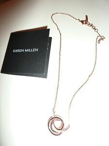 �y���������z�W���G���[�E�A�N�Z�T���[ �J�����~�����l�b�N���X�X�����t�X�L�[�N���X�^���}���`�t�@���N�V�������[�Y�S�[���h���b�Lnuovo karen millen collana luccicante cristalli swarovski placcato in or