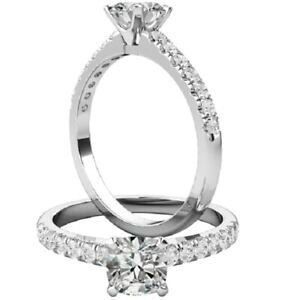 【送料無料】ジュエリー・アクセサリー クッションオリジナルモイッサニテリアルホワイトゴールド071 cuscino ct originale moissanite anello di fidanzamento 14k vero oro bianco
