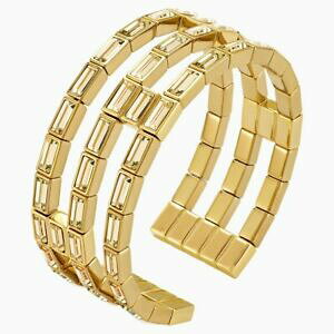 yzWG[EANZT[ xuhXtXL[XChuXbgS[hbLg[vera nuovo di zecca,, swarovski bracciale fluido, tono oro placcato 5511890