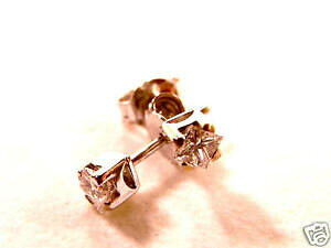 【送料無料】ジュエリー・アクセサリー ホワイトゴールドイヤリングorecchini solitario oro bianco brillanti princess ct0,1